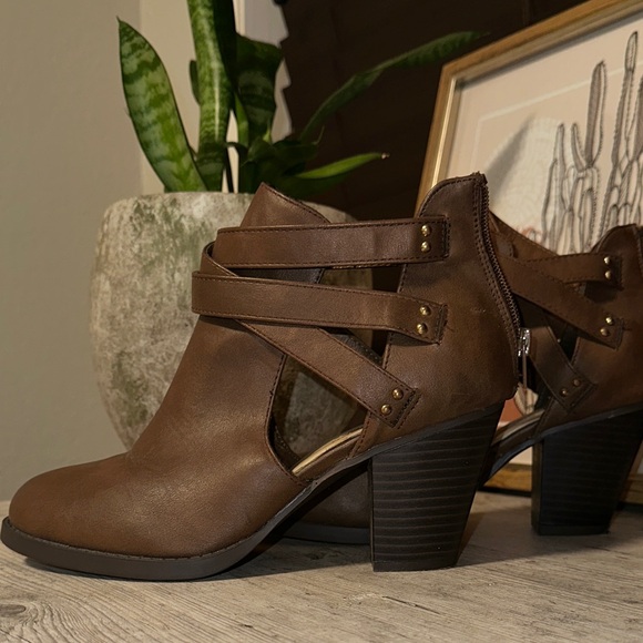Brown Ankle Boots - Picture 3 of 5